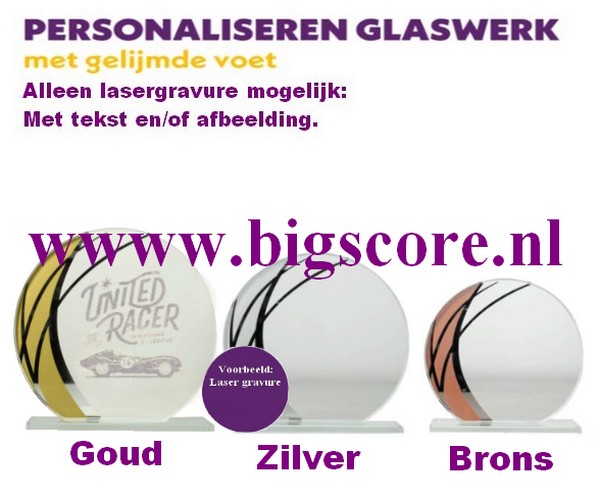 Gillian Crystalstandaard G-Z-B inclusief lasergraveren ontwerp